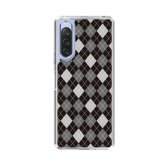 スリムプロテクションケース［ Argyle - Black ］