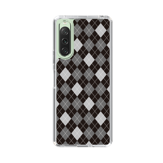 スリムプロテクションケース［ Argyle - Black ］
