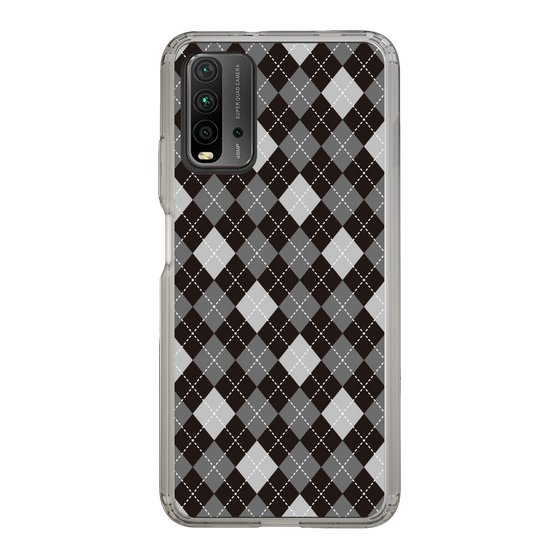 スリムプロテクションケース［ Argyle - Black ］