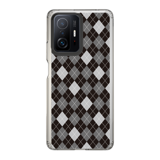 スリムプロテクションケース［ Argyle - Black ］