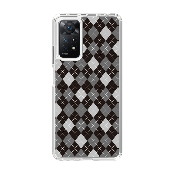 スリムプロテクションケース［ Argyle - Black ］