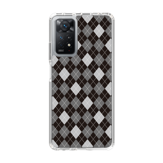 スリムプロテクションケース［ Argyle - Black ］