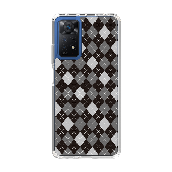 スリムプロテクションケース［ Argyle - Black ］