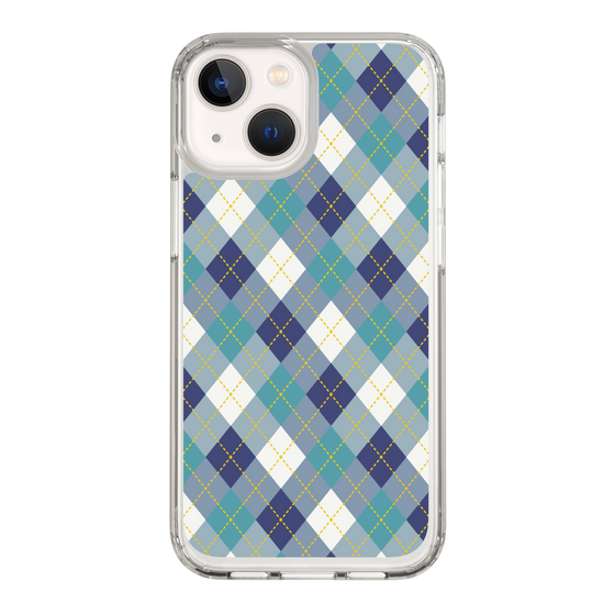 スリムプロテクションケース［ Argyle - Blue ］