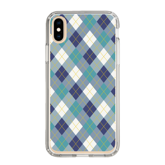 スリムプロテクションケース［ Argyle - Blue ］
