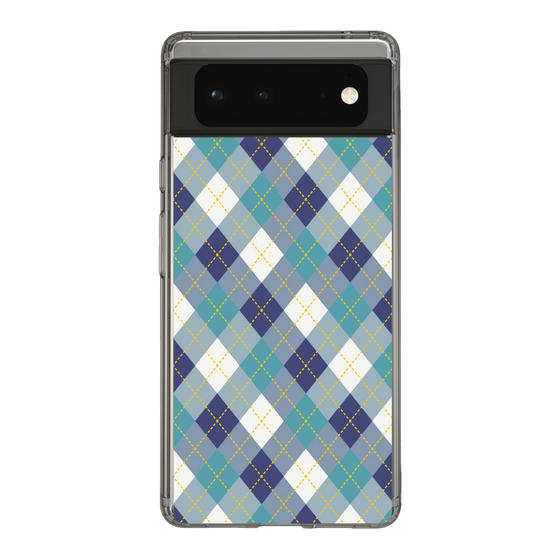 スリムプロテクションケース［ Argyle - Blue ］