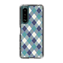 スリムプロテクションケース［ Argyle - Blue ］