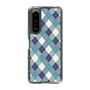 スリムプロテクションケース［ Argyle - Blue ］