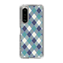 スリムプロテクションケース［ Argyle - Blue ］