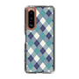 スリムプロテクションケース［ Argyle - Blue ］