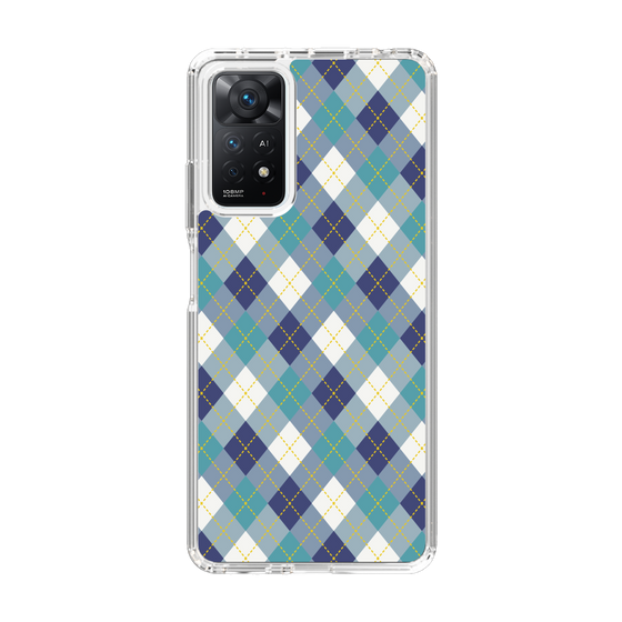 スリムプロテクションケース［ Argyle - Blue ］