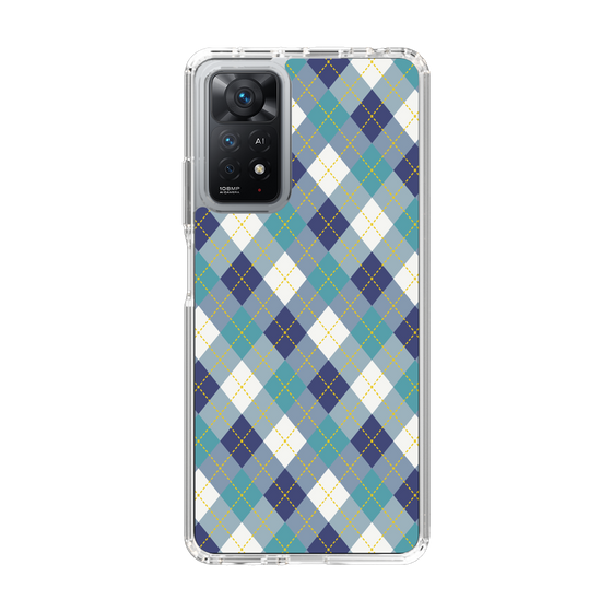 スリムプロテクションケース［ Argyle - Blue ］