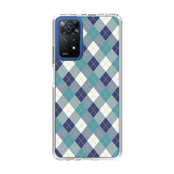 スリムプロテクションケース［ Argyle - Blue ］
