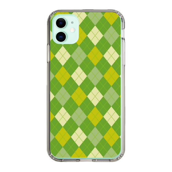 スリムプロテクションケース［ Argyle - Green ］