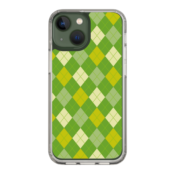 スリムプロテクションケース［ Argyle - Green ］