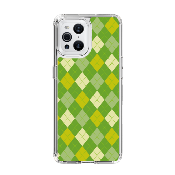 スリムプロテクションケース［ Argyle - Green ］