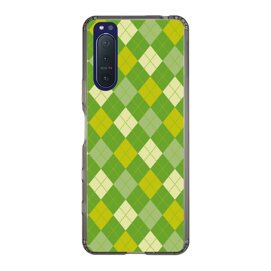 スリムプロテクションケース［ Argyle - Green ］