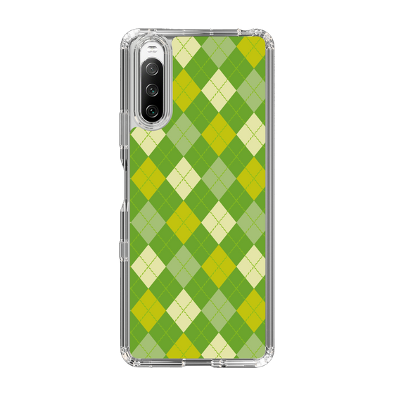 スリムプロテクションケース［ Argyle - Green ］