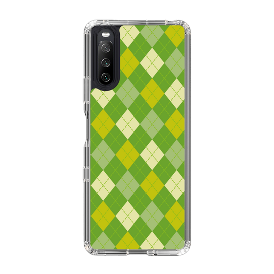 スリムプロテクションケース［ Argyle - Green ］