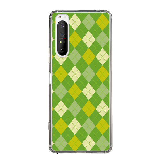 スリムプロテクションケース［ Argyle - Green ］