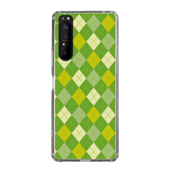 スリムプロテクションケース［ Argyle - Green ］