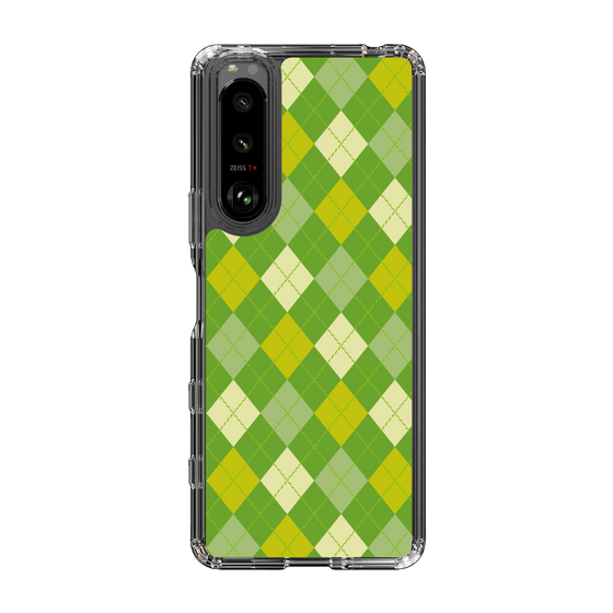 スリムプロテクションケース［ Argyle - Green ］