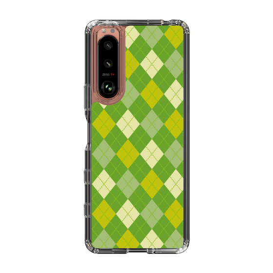 スリムプロテクションケース［ Argyle - Green ］