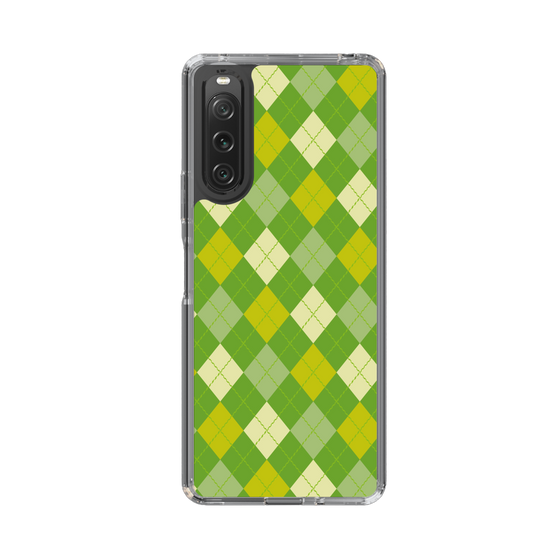 スリムプロテクションケース［ Argyle - Green ］