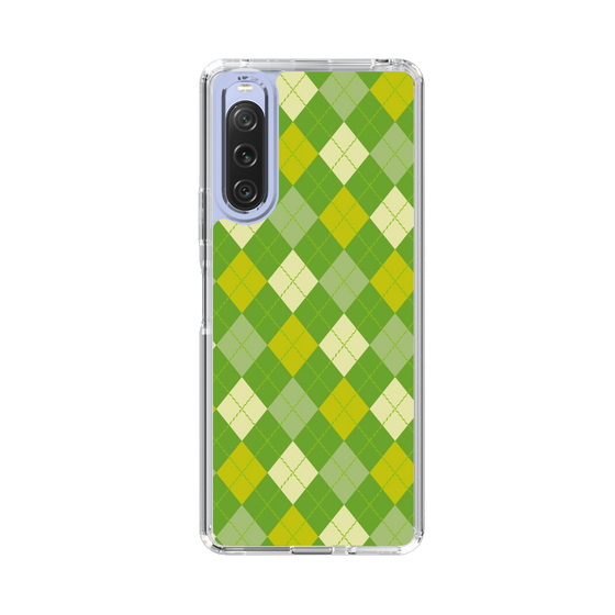 スリムプロテクションケース［ Argyle - Green ］