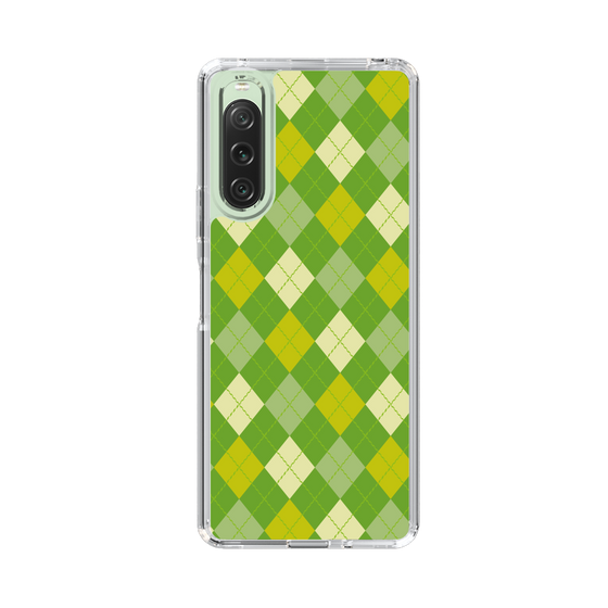 スリムプロテクションケース［ Argyle - Green ］
