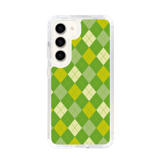スリムプロテクションケース［ Argyle - Green ］