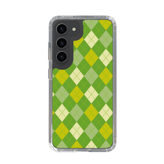 スリムプロテクションケース［ Argyle - Green ］