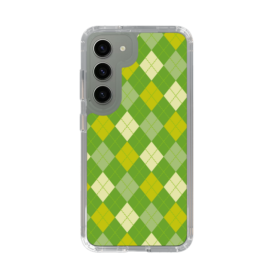 スリムプロテクションケース［ Argyle - Green ］