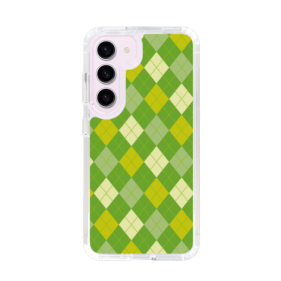 スリムプロテクションケース［ Argyle - Green ］