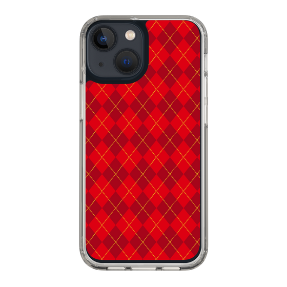 スリムプロテクションケース［ Argyle - Red ］