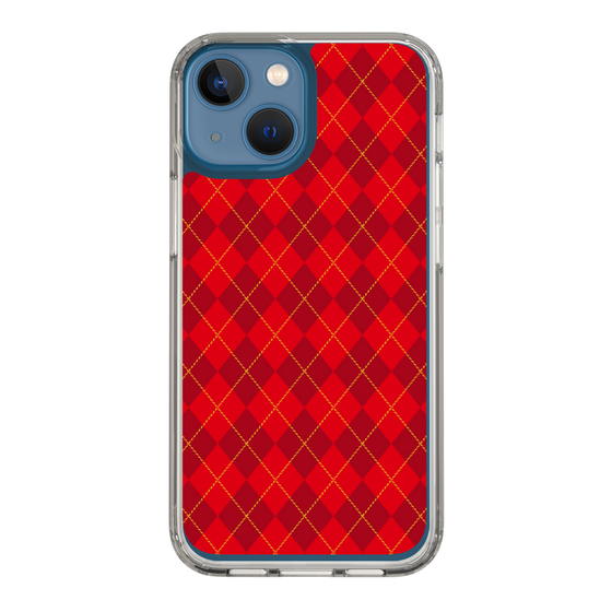 スリムプロテクションケース［ Argyle - Red ］