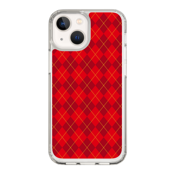 スリムプロテクションケース［ Argyle - Red ］