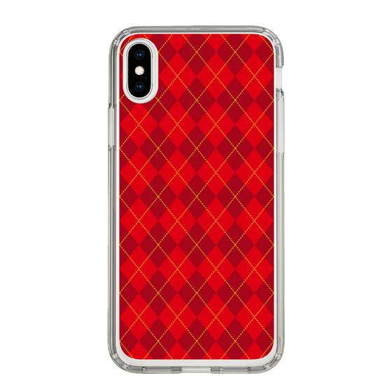 スリムプロテクションケース［ Argyle - Red ］