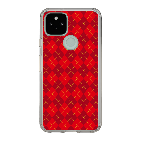 スリムプロテクションケース［ Argyle - Red ］