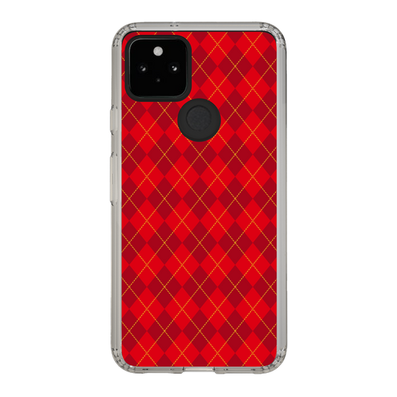 スリムプロテクションケース［ Argyle - Red ］