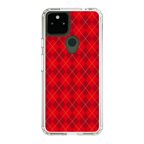 スリムプロテクションケース［ Argyle - Red ］