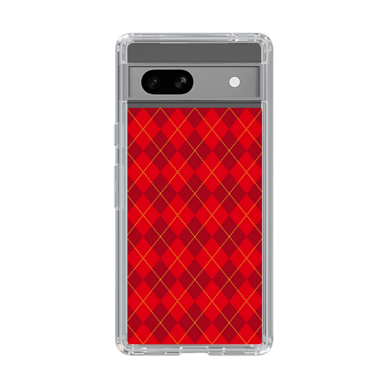スリムプロテクションケース［ Argyle - Red ］