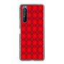 スリムプロテクションケース［ Argyle - Red ］