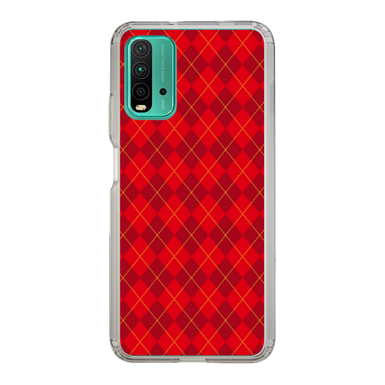 スリムプロテクションケース［ Argyle - Red ］