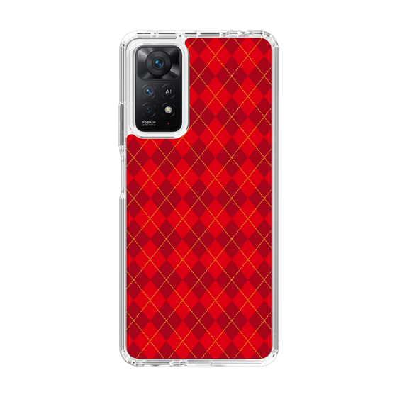 スリムプロテクションケース［ Argyle - Red ］