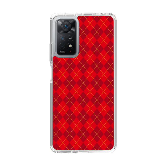 スリムプロテクションケース［ Argyle - Red ］