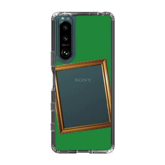 スリムプロテクションケース［ Photo Frame - Green ］