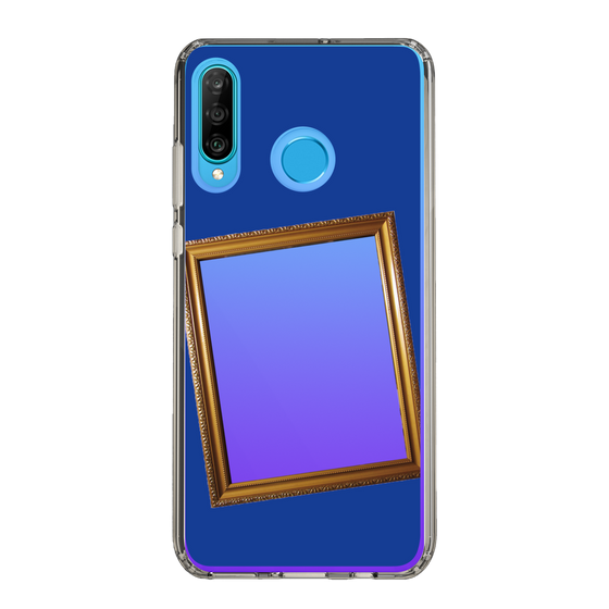 スリムプロテクションケース［ Photo Frame - Blue ］