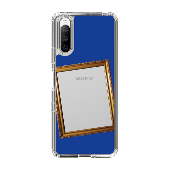 スリムプロテクションケース［ Photo Frame - Blue ］