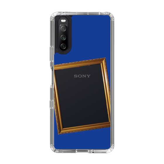 スリムプロテクションケース［ Photo Frame - Blue ］